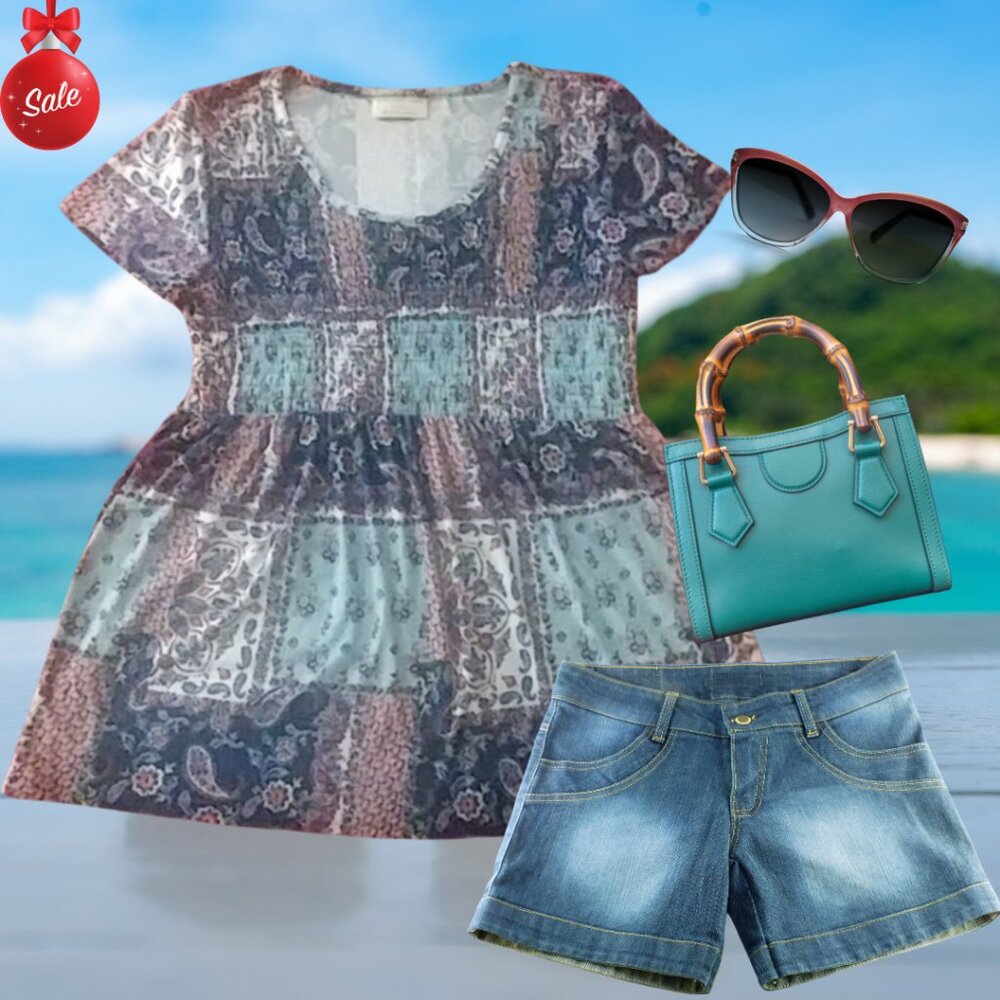 Paisley Top Sz M - New w/o tags
